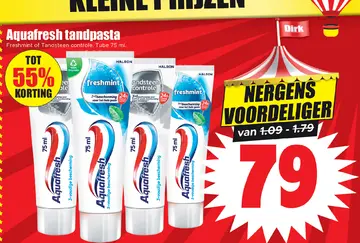 Aanbieding: Aquafresh tandpasta