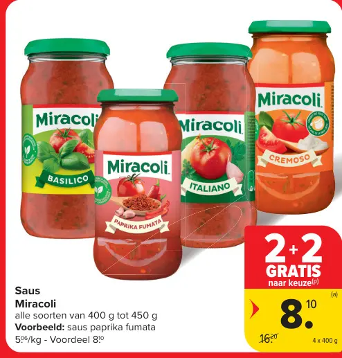 Promotie: Saus