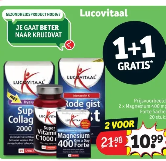 Promotie: Super Collagen 2000, Super Vitamin C 1000, Magnesium
