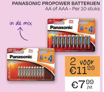 Promotie: Propower batterijen