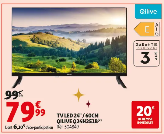 Promotie: Tv led 24"/60cm