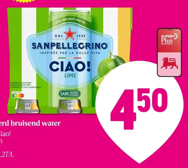 Promotie: SanPellegrino Gearomatiseerd bruisend water