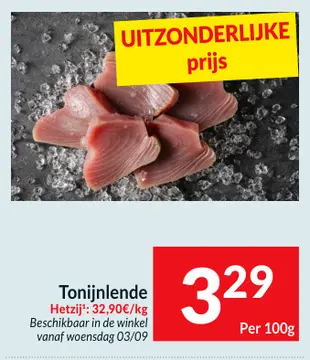Aanbieding: Tonijnlende