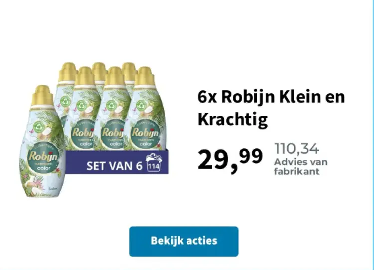 Aanbieding: Robijn Klein en Krachtig