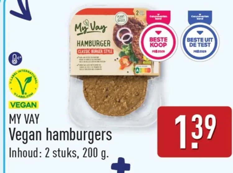 Aanbieding: Vegan hamburgers
