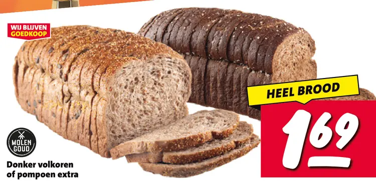 Aanbieding: Donker volkoren of pompoen extra