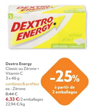 Offre: Dextro Energy