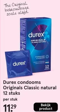 Aanbieding: Durex condooms Originals Classic natural
