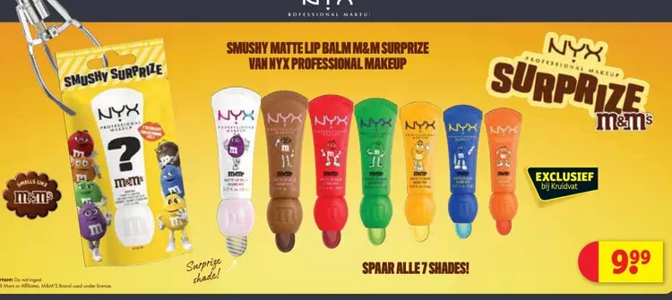Promotie: Smushy Matte Lip Balm M&M Surprize