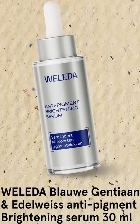 Aanbieding: Blauwe Gentiaan & Edelweiss anti-pigment Brightening serum