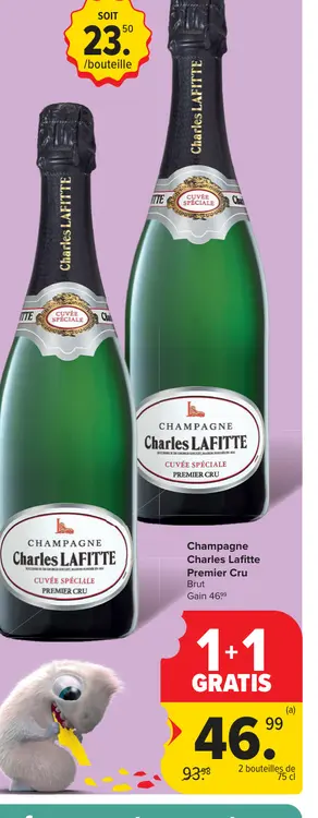 Offre: Champagne Charles Lafitte Premier Cru Brut