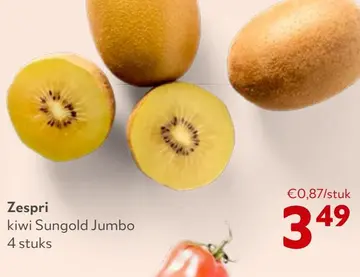 Aanbieding: kiwi Sungold Jumbo