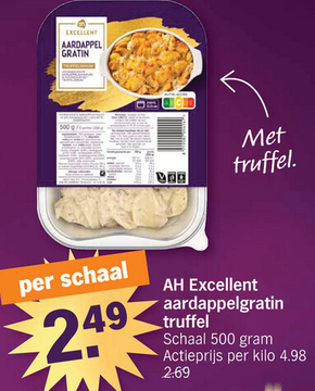 Aanbieding: AH Excellent aardappelgratin truffel