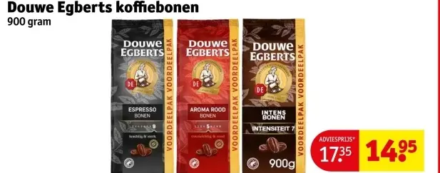 Aanbieding: Douwe Egberts koffiebonen
