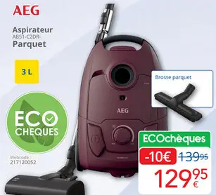 Offre: Aspirateur ABS1-C2DR-Parquet