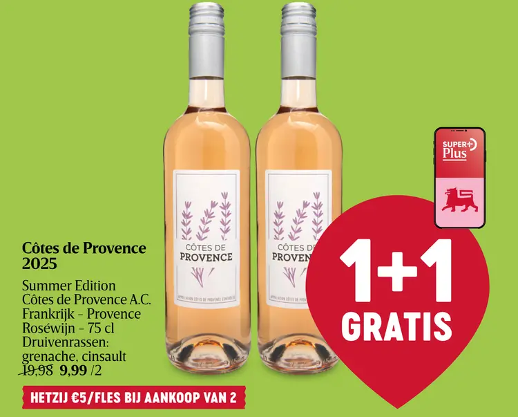 Promotie: Côtes de Provence