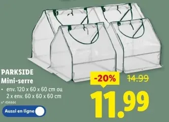 Offre: Mini-serre