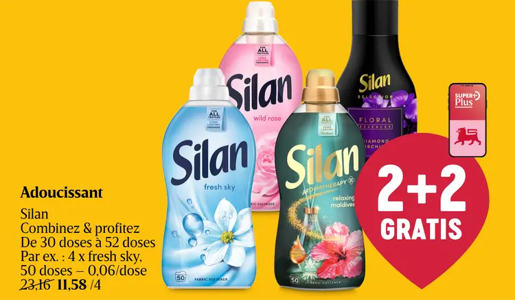 Offre: Adoucissant Silan