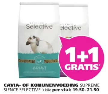 Aanbieding: Cavia- of konijnenvoeding