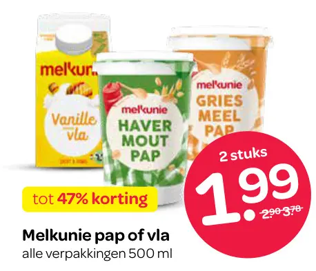 Aanbieding: pap of vla