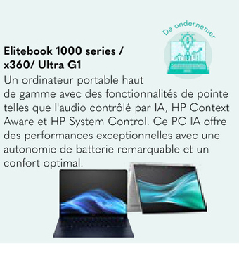 Offre: Elitebook 1000 series / x360/ Ultra G1