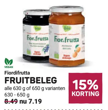Aanbieding: Fruitbeleg