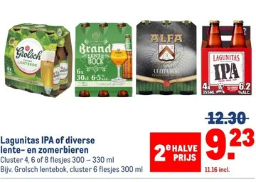 Aanbieding: Lagunitas IPA of diverse lente- en zomerbiere