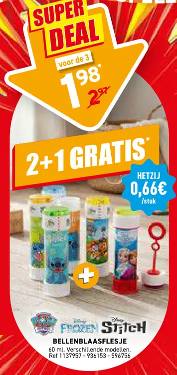 Promotie: Bellenblaasflesje