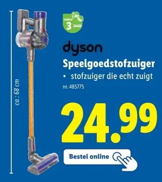 Aanbieding: Speelgoedstofzuiger