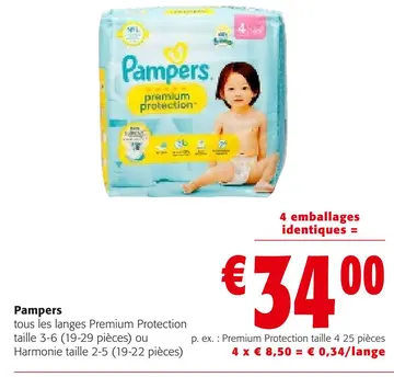 Offre: Pampers
