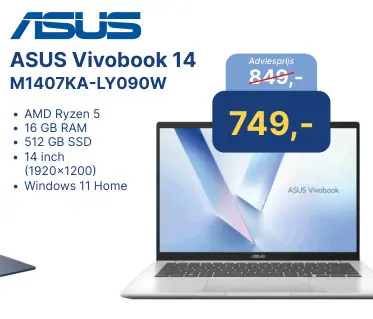 Aanbieding: Vivobook 14 M1407KA-LY090W