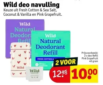 Promotie: Wild deo navulling