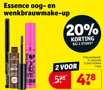 Aanbieding: Essence oog- en wenkbrauwmake-up