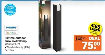 Aanbieding: Slimme outdoor Fuzo sokkellamp