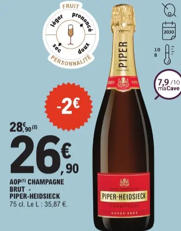 Promotie: Champagne brut