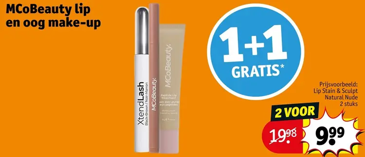 Aanbieding: MCoBeauty Lip en oog make-up