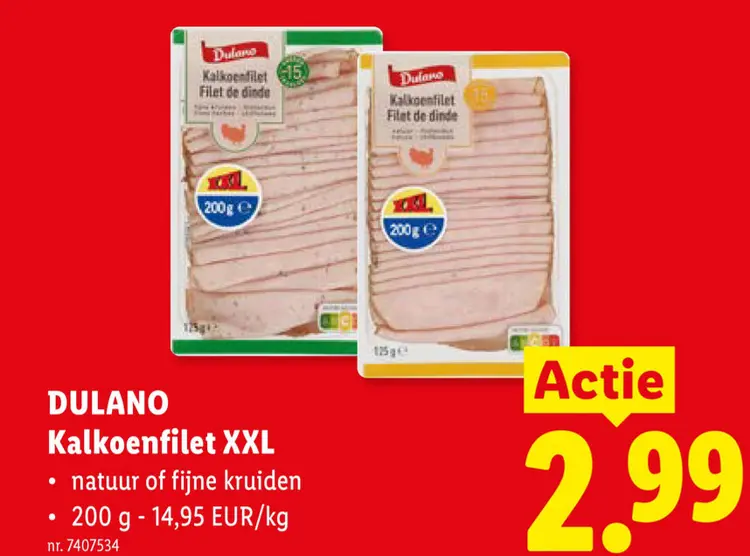 Promotie: Kalkoenfilet XXL