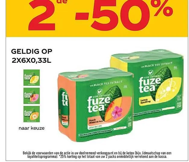 Promotie: Fuze Tea