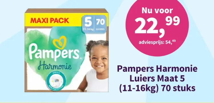 Promotie: Pampers Harmonie Luiers