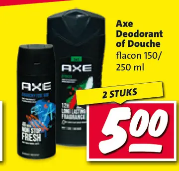 Aanbieding: Axe Deodorant of Douche