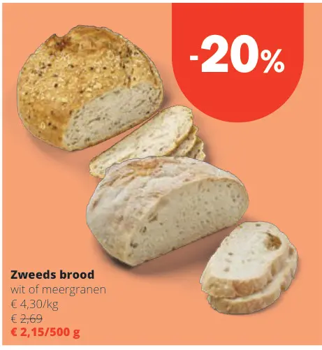 Promotie: Zweeds brood