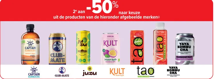 Promotie: Captain Kombucha, Club-Mate, Juzu, Kult, Tao en meer