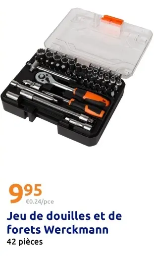 Offre: Jeu de douilles et de forets