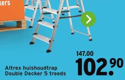 Aanbieding: Altrex huishoudtrap Double Decker
