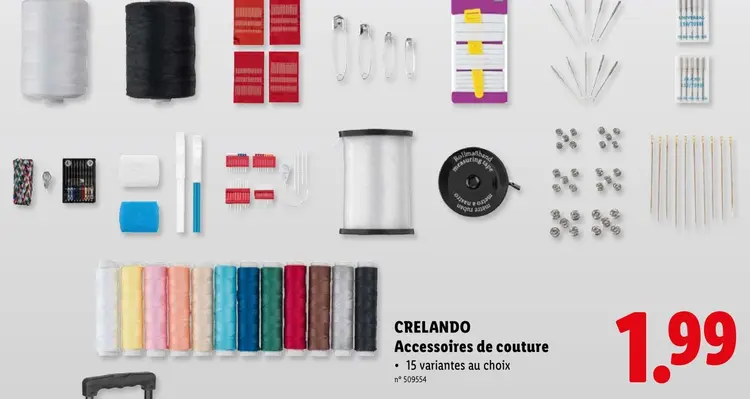 Offre: Accessoires de couture