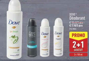 Offre: DOVE® Déodorant