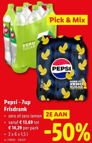 Promotie: Frisdrank