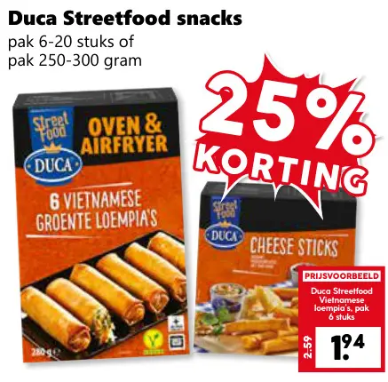 Aanbieding: Streetfood snacks