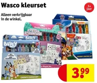 Promotie: Wasco kleurset