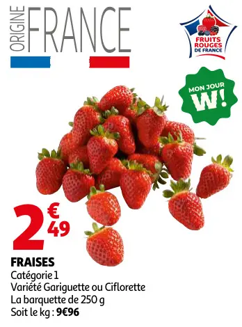 Offre: Fraises